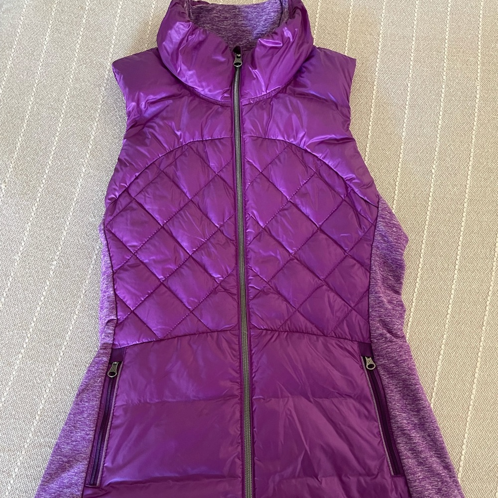 lululemon Down For A Run Vest, Tender Violet, Size 6